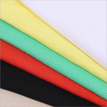 JIETAI 21S 2x2 Knitted Cotton Rib Fabric Stretchy 10cm×1m Collar Cuff Hem Close To Pantone Color 380 g/㎡ DIY Friendly Material
