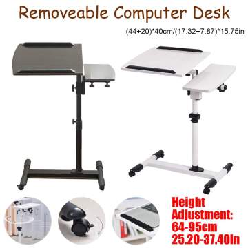 Fashion Simple Notebook Computer Desk Bed Learning With Household Lifting Folding Mobile Bedside Sofa Laptop Table Bed Table