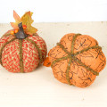 5.5" Pumpkin Line&Foam Artical Decos for home Wedding Fall Accessory Village Festival Rustic Christmas Craft Pumpkins