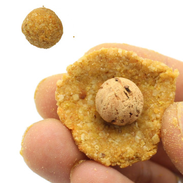 15PCS Carp Fishing Boilies Bait Cork Ball Lure Pop Up Boilies Corn for Ronnie Hair Rig Carp Feeder Tackle