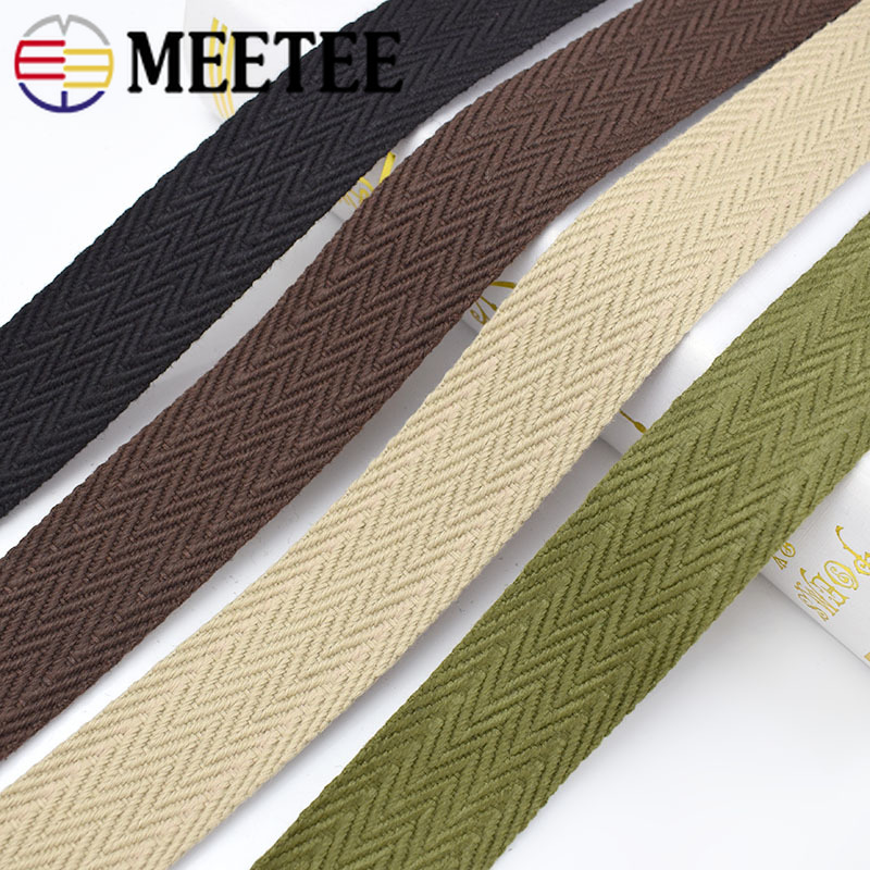 5Meters 38mm Polyester Cotton Webbings High Tenacity Backpack Strap Webbing Ribbon Sewing Tape Bias Binding Clothes Accessories