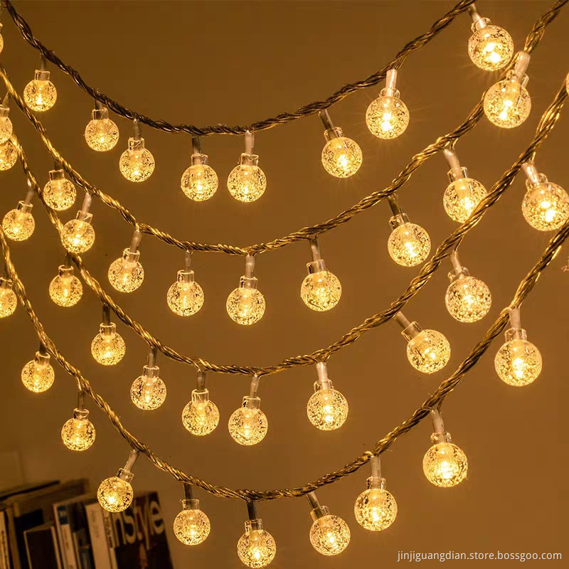 LED Running Bulb String Lights