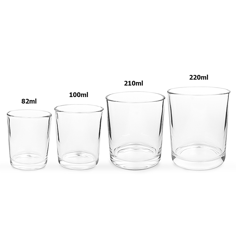 8oz Glass Candle Jar