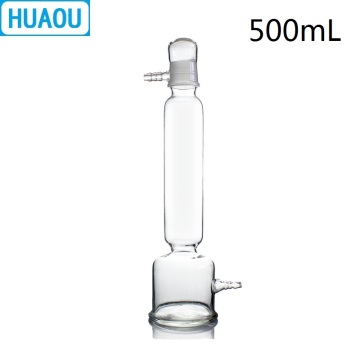 HUAOU 500mL Gas Drying Tower Clear Glass Laboratory Drying Equipment