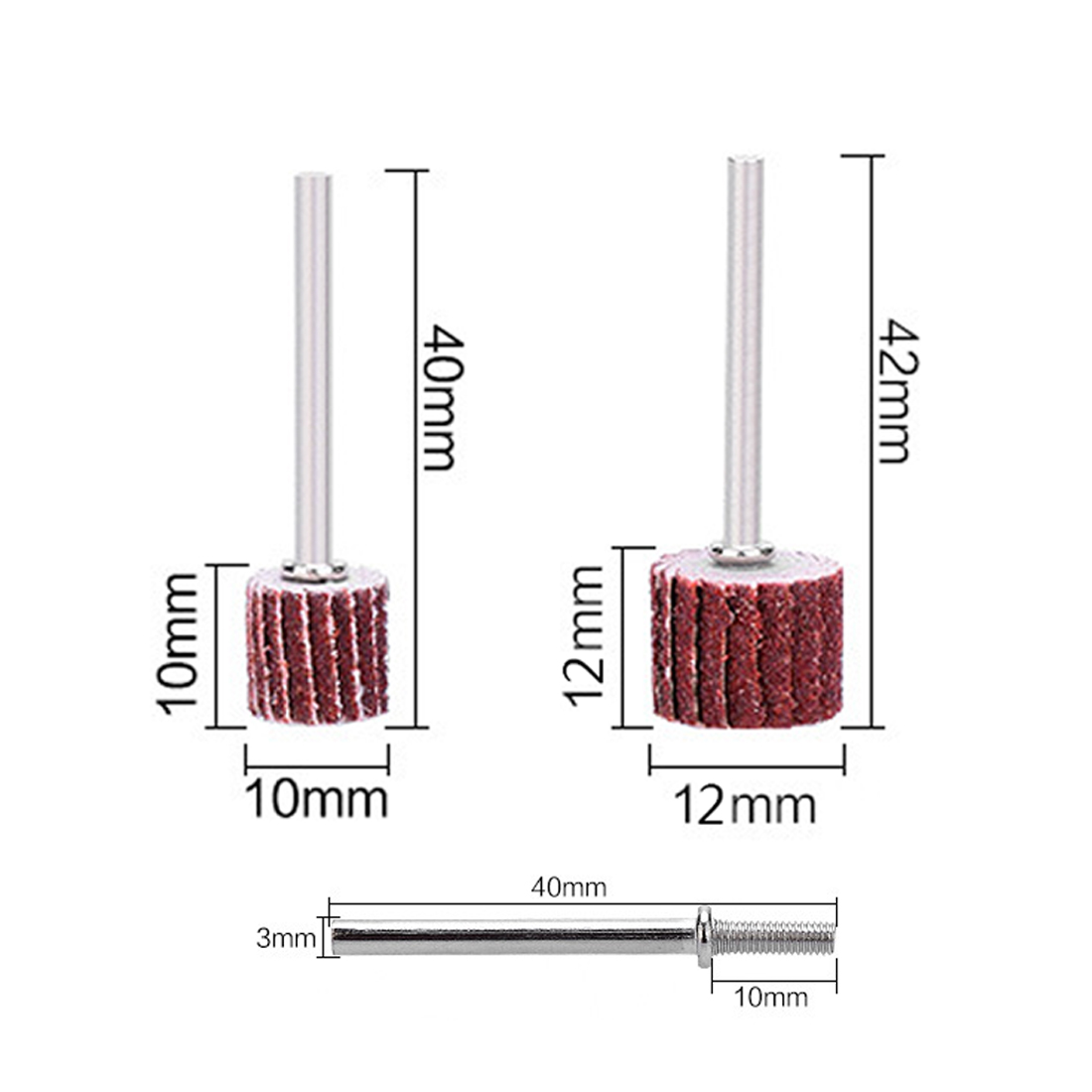 Grinding Flap Wheels Sanding Flap Disc Brush Sand Rotary Tool Dremel Accessories For Polishing Metal Woodworking