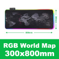 30X80 World Map RGB