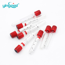 Disposable plain additive vacuum blood collection tube