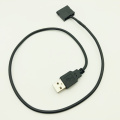 SATA to USB Power Cable Adapter USB 5V Male To 15Pin SATA Female Port Power Supply For 2.5 inch Laptop SATA HDD 22AWG Black 50cm