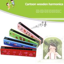 16 Holes Cute Harmonica Musical instrument Montessori Instrument Wind Children Cartoon Gift Kids Pattern Toys Kids Educatio I9J9