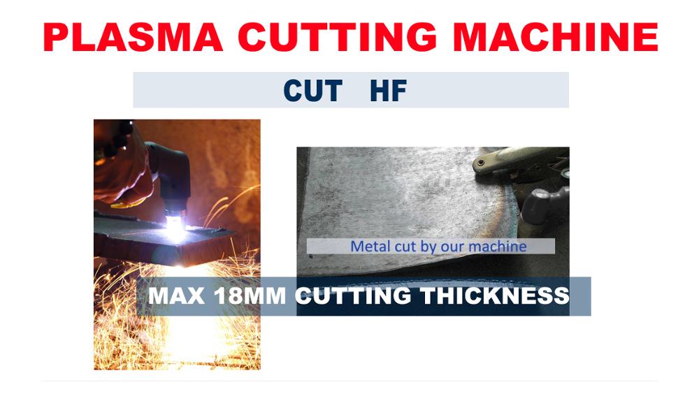 CUT60 Portable Plasma Cutting Machine Cut Metal off Machine 22mm IGBT Inverter 60A HF Arc for Pipe Steel Iron Various metal