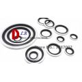 IN 1/4" BSP Washer Seal Gasket self centering Inch sizes Bonded Metal +NBR (Nitrile) rubber ring