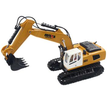 RCtown HuiNa Toys 1331 1/16 2.4G 9CH Electric Rc Excavator Engineering Digging Truck Model