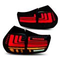HCMOTIONZ High quality Car Rear Back Lamps DRL RX330 RX350RX 400h 2003-2009 Start UP Animation LED Tail Lights For Lexus