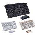 2.4G Keyboard Mouse Combo Set Wireless Silm Keyboard And Mice For Notebook Laptop Mac Desktop PC Computer Office Supplies