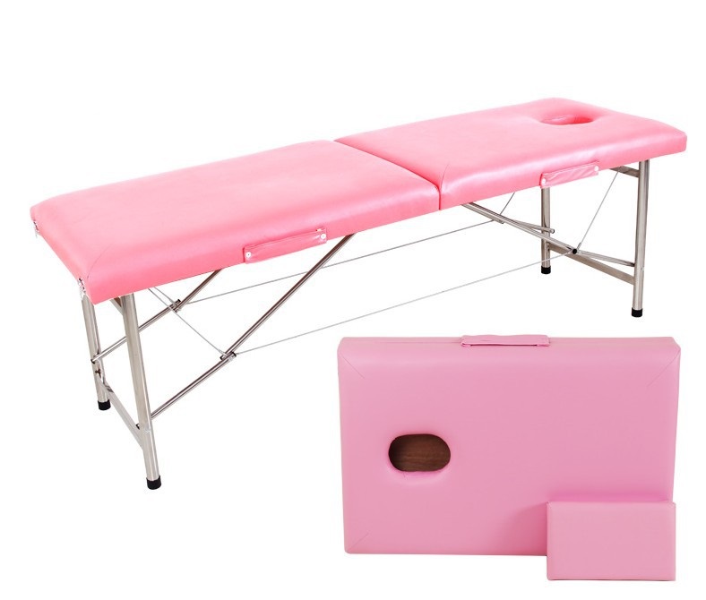 Stable Professional Spa Massage Tables Foldable Salon Furniture PU Bed Thick Beauty Massage Table