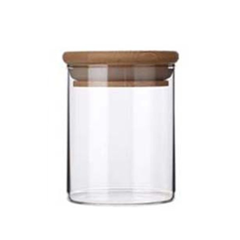 High Borosilicate Glass Airtight Jars Straight Tea Cans Dried Fruit Snacks Storage Bottles Candy Storage Jars