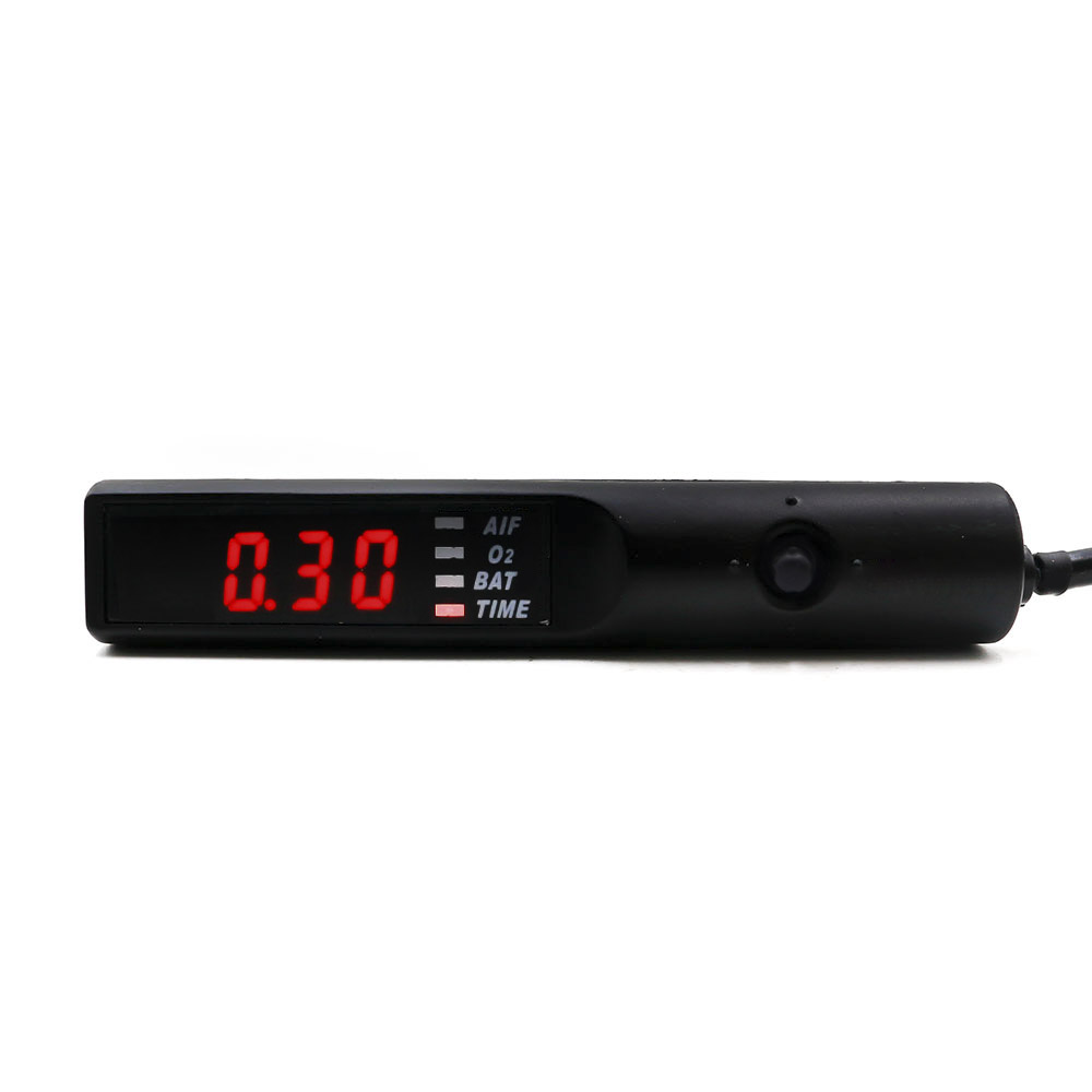 CNSPEED Universal Car Turbo Timer Red/Blue/White LED Digital Display for Turbo & NA Black and Silver Pen Control YC100533