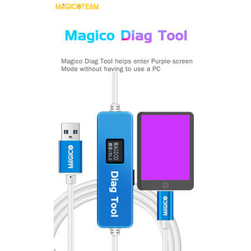 Magico Diag DFU Tool For iphone ipad Enter Purple Screen Mode Unpack WiFi Data Reading Writing Change SN Without NAND Removal