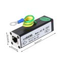 Deek-Robot Network RJ45 monitoring equipment camera lightning protector surge protector Protection device Lightning Arrester