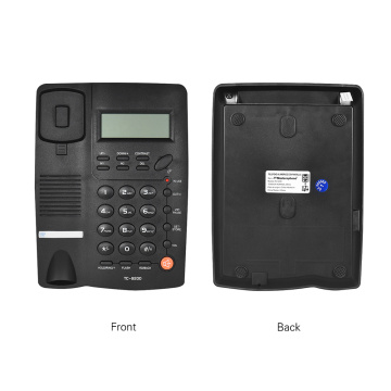 Telefon Desk Telephone Telefone Phone Corded Telephone Landline LCD Display Caller ID Volume Adjustable Calculator Alarm Clock