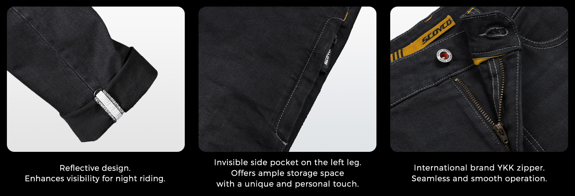 motorcycle riding jeans with armor