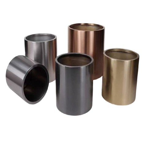 High-end stainless steel flower pot.