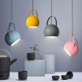 Nordic simplicity LED E27 modern Macaron basket Pendant light Home improvement Hanging Lights