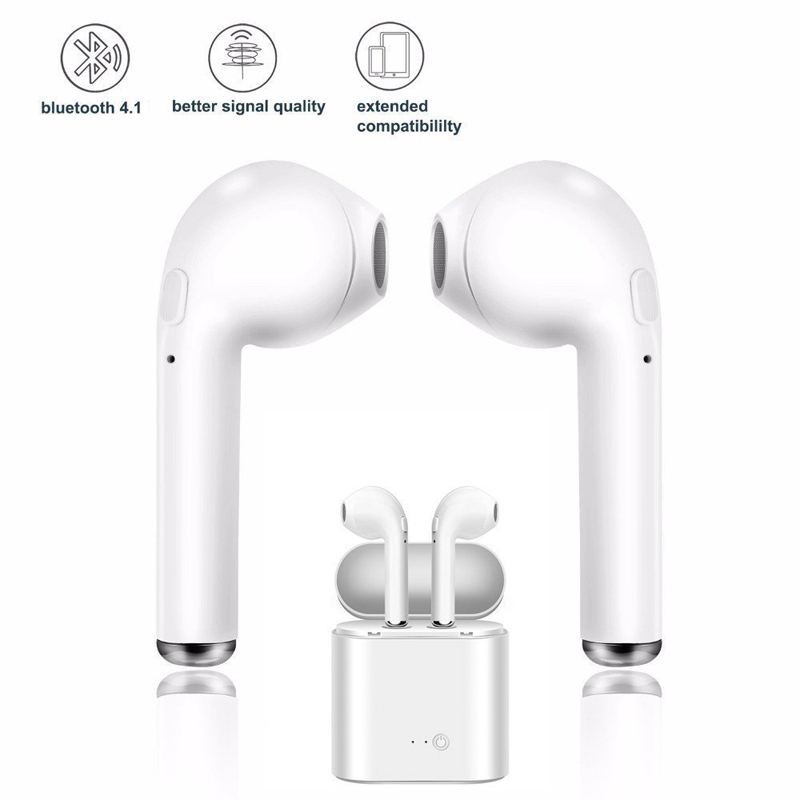 i7s TWS Wireless Earpiece Bluetooth 5.0 Earphones Headphone Sport Earbuds Headset With Mic For smart Phone Xiaomi Samsung Huawei