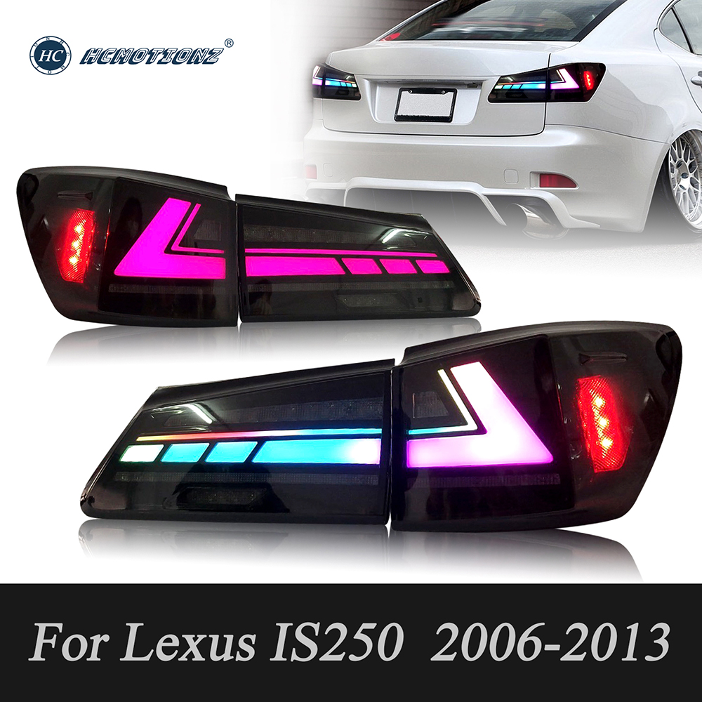 HCMOTIONZ RGB LED Tail Lights for Lexus IS250 IS350 IS300 2006-2013