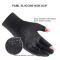 Windproof And Waterproof Outdoor Skiing Cycling Driving Gloves Winter Two Finger Touch Screen Design Warm Gloves
