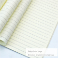Cute animal student Notebook Horizontal light yellow inner page Note Book 34 sheets of paper