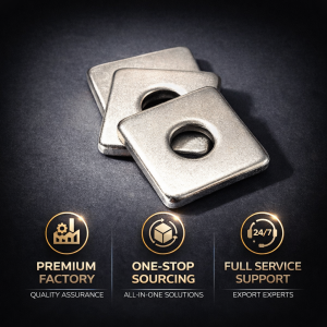 DIN436 Stainless Steel Square Structural Washers