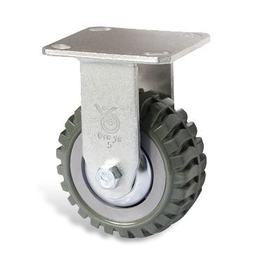 Caster with 170 to 300kg Loading Capacity, Zinc Plating Housing