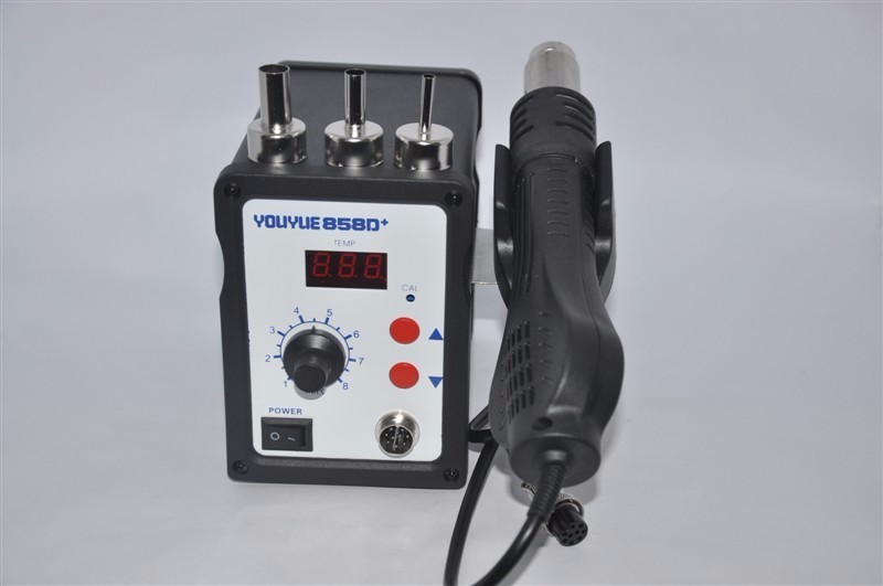High quality Youyue 858D+ Hot Air Gun ESD Soldering Station LED Digital Desoldering Station 700W heater gun Upgrade from 858D