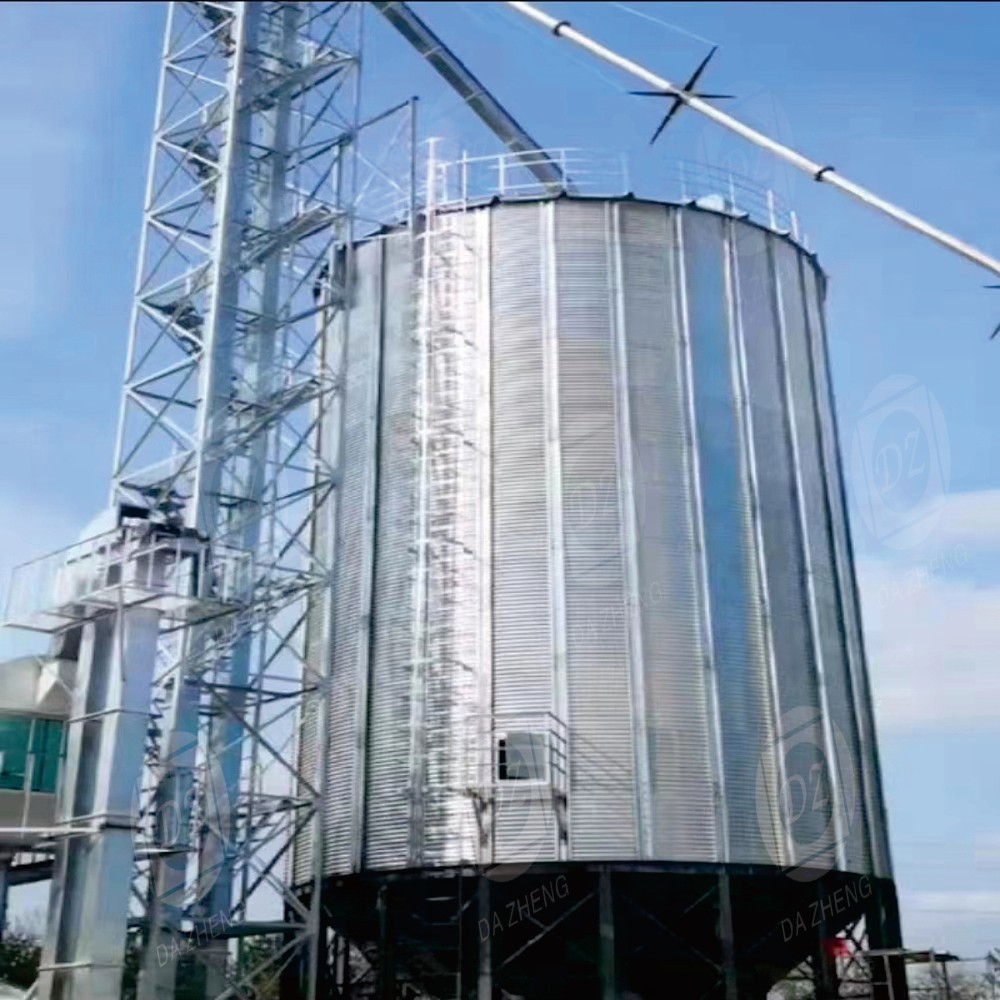 Mixing and adding silos