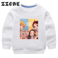 Children's Hoodies Kids Demon Slayer Kawaii Blade of Ghost Print Sweatshirts Baby Pullover Tops Girls Autumn Clothes,KYT5392