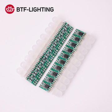 20pcs 14mm*8mm F8 DC12V WS2811 IC,diffused RGB LEDs,for Pixel LED Module Light String Screen Non-waterproof Addressable Color