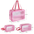 1PCS Transparent Zipper Cosmetic Bag For Women Travel Waterproof Wash Toiletry Bags Travel Makeup Organizer Case