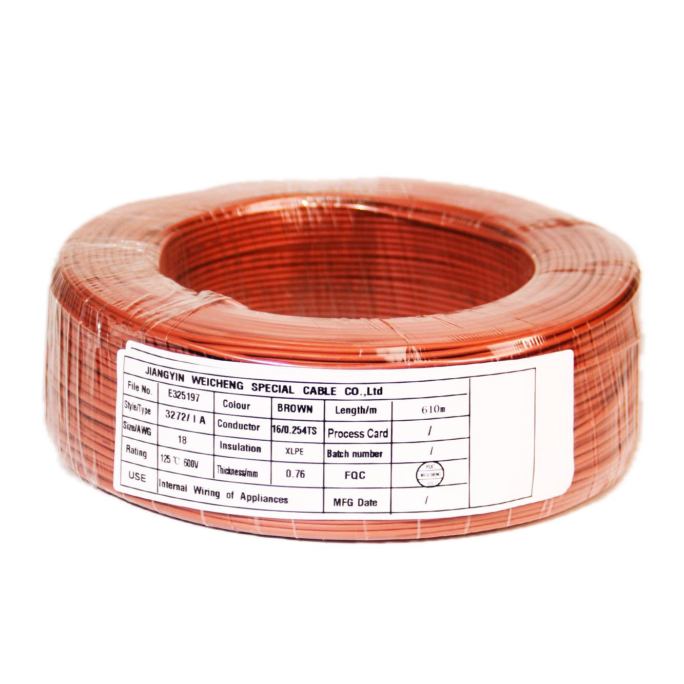 UL3272 UL XLPE cable UL3272 18AWG