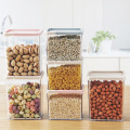 Transparent large-capacity storage tank household kitchen food storage box square stack of grains and grains sealed cans ZP32516