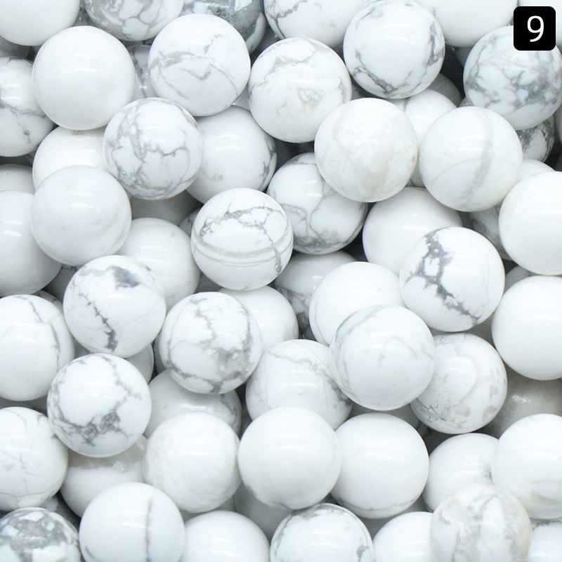 20MM Howlite Chakra Balls for Stress Relief Meditation Balancing Home Decoration Bulks Crystal Spheres Polished