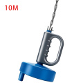 10M Hand-operated toilet dredge for Kitchen Toilet sinks bathroom Sewer dredge Blockage Hand Tool Pipe Dredger Drains Cleaning