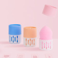 1 Set Cosmetic Puff Powder Puff Smooth Makeup Sponge Holder Carrying Case Make Up Tools Accessories Water-drop Shape