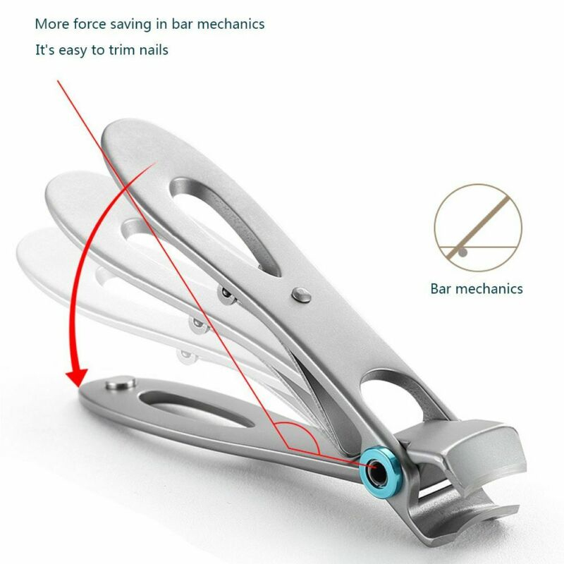 HOT Toe Nail Clippers Stainless Steel Nipper Cutter Podiatry Pedicure Kit Heavy Duty For Thick Nails Nail Art Tools Dropshipping