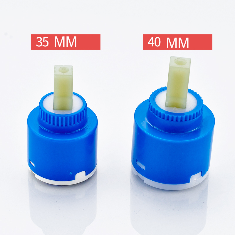 35mm/40mm Ceramic Disc Cartridge Inner Blue Faucet Valve Water Mixer Tap For Faucet Replace Part