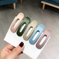 Simple Girl Hair Pins Color Simplicity Geometry Acrylic Hair Clips Barrette for Fashion Women Hair Accessories