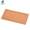 10pcs Single Side Wholesale universal 5x10cm Solderless PCB Test Breadboard Copper Prototype Paper Tinned Plate Joint holes DIY