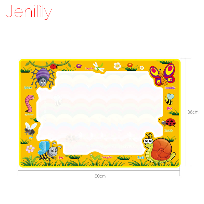 Baby Kids Add Water with Magic Pen Doodle Painting Picture Water Drawing Play Mat in Drawing Toys Board Gift Christmas