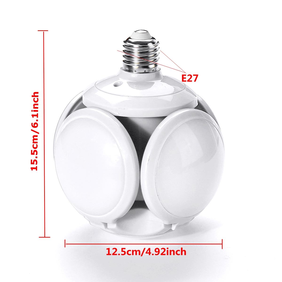 Super Bright Industrial Lighting 50W E27 Led Ball Fan Garage Light 100-265V LED High Bay Industrial Lamp for workshop