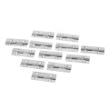 DRELD 12PCS 15*35mm Mini Cabinet Drawer Butt Hinge for Furniture Kitchen Window Door Small Hinge With Screws Furniture Fittings